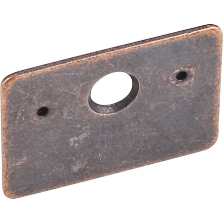 Hardware Resources Bronze Strike Plate for Magnetic Catches 506S2